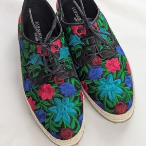 Vaneli Espadrilles with Vibrant Floral Design